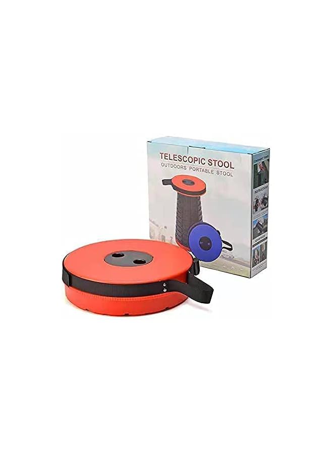 PROMASS كرسي قابل للسحب - مقعد تلسكوبي محمول وقابل للطي - كرسي تلسكوبي صغير للجلوس، التخييم، الصيد، السفر - بسيط، خفيف الوزن وقابل للطي كراسي تخييم بلاستيكية للبالغين - Image 3