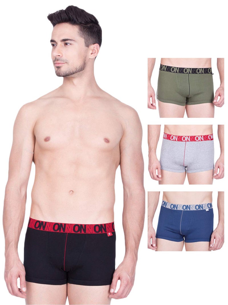 ONN Men's Cotton Boxers (Pack of 4) (Colors May Vary) (8904209869395 253_Assorted_XL_4PC) - Image 1