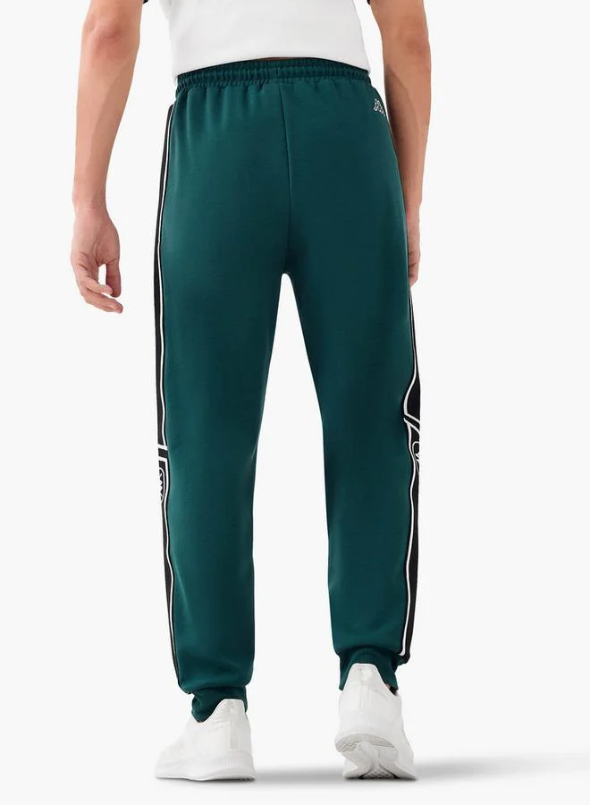 Kappa Kappa Logo Print Joggers with Drawstring Closure