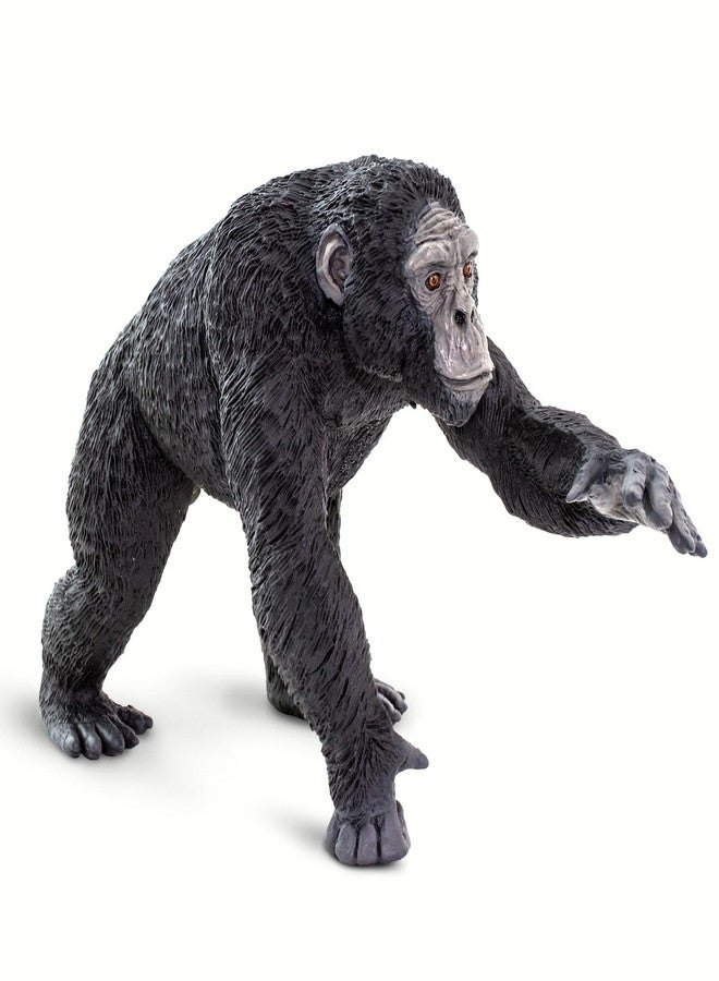 Safari Ltd. Chimpanzee Figurine - Lifelike 4" Primate Figure - Educational Toy for Boys, Girls, and Kids Ages 1+ - Image 1