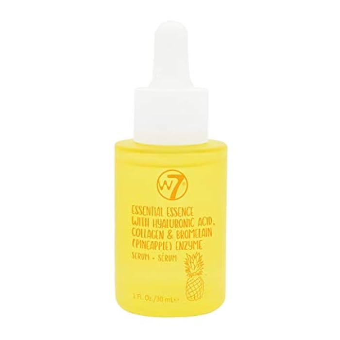 W7 Essential Essence Face Serum - Hyaluronic Acid & Pineapple Extract Facial Serum - Rejuvenating & Protecting Skin - Image 1