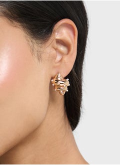 Ginger Pearl Shell Earrings  - Image 3