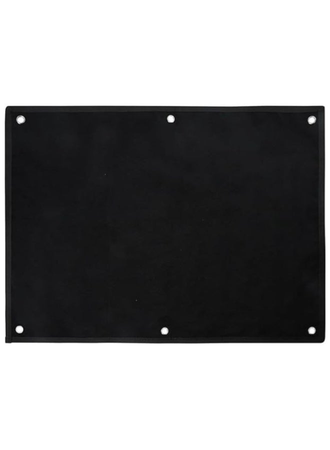 60 x 45 cm Hook & Loop Patches Nylon Wall Tactical Military Patch Holder, Wall Mat Tactical Patch Display Board Organiser Display Board with Eyelets for Sticker Emblem Badge - Image 1
