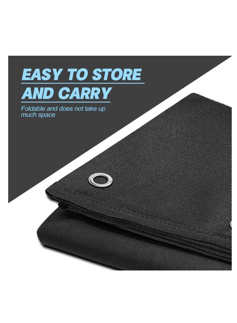 60 x 45 cm Hook & Loop Patches Nylon Wall Tactical Military Patch Holder, Wall Mat Tactical Patch Display Board Organiser Display Board with Eyelets for Sticker Emblem Badge - Image 2