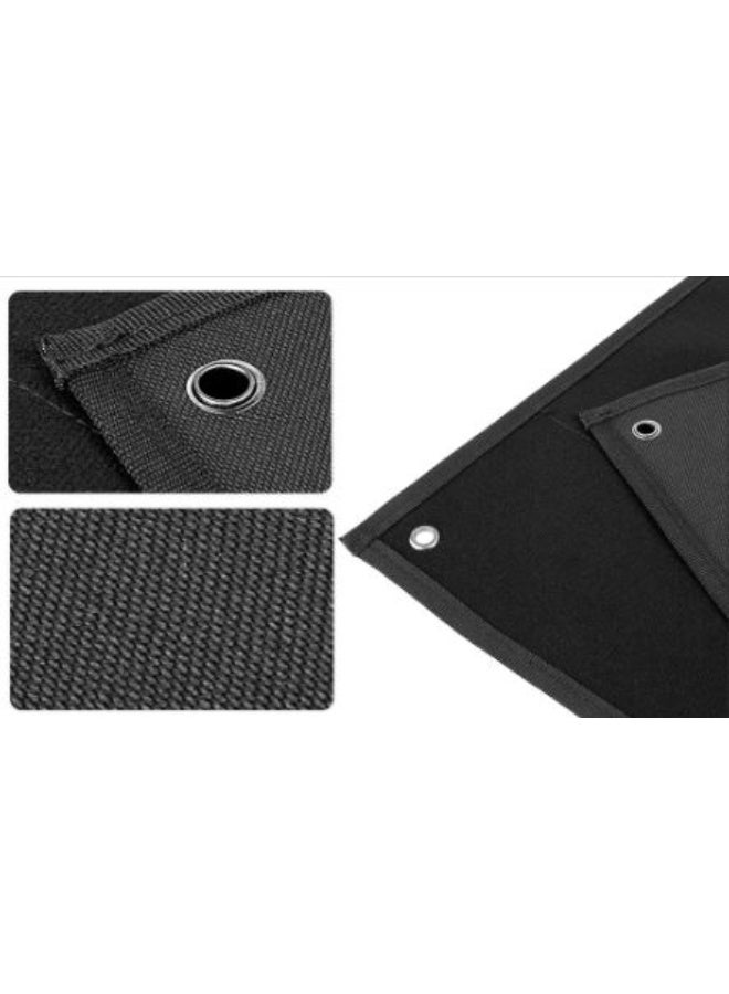 60 x 45 cm Hook & Loop Patches Nylon Wall Tactical Military Patch Holder, Wall Mat Tactical Patch Display Board Organiser Display Board with Eyelets for Sticker Emblem Badge - Image 3
