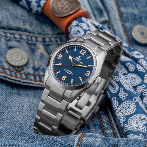 TACTICAL FROG Thorn T003 PT5000 Automatic Mechanical Watch for Men 34 MM Sapphire Crystal 100 M Water Resistant, Red Dial - Image 2