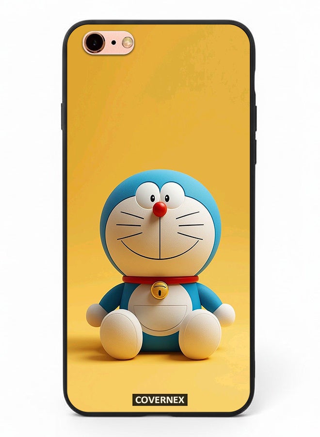 Covernex Apple iPhone 6 Plus Protective Case Cover Printed Featuring Friendly Robot Classic Doraemon - Image 2