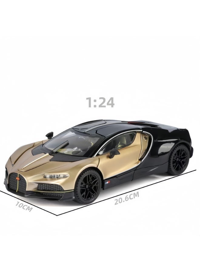 Bugatti سيارة نموذجية مصغرة من بوجاتي توربيون 01 قطعة بحجم 1:24 - Image 3