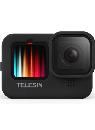 TELESIN Silicon Case for GoPro Hero 13 Hero 12 Hero 11 Hero 10 Hero 9 Black Action Camera with Lens Cap and Lanyard (Black) - pzsku/ZF39D8B4E69F59D4BFF18Z/45/_/1740505150/a8851a4d-1919-411a-a592-cc6bbbeb2d04