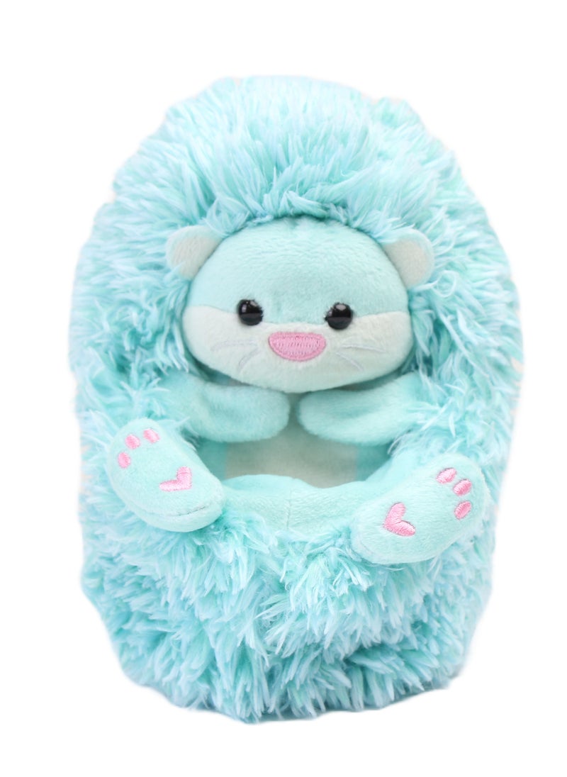 GOLDEN BEAR - Curlimals Lottie the Otter Interactive Soft Toy With Over 50 Sounds and Reactions Responds to Touch Cuddly Fun Woodland Animal Gift For Girls and Boys Age 3+, Blue - Image 1