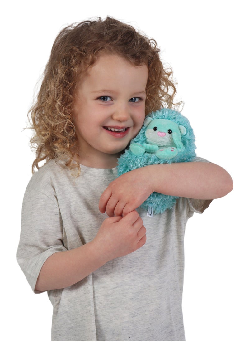 GOLDEN BEAR - Curlimals Lottie the Otter Interactive Soft Toy With Over 50 Sounds and Reactions Responds to Touch Cuddly Fun Woodland Animal Gift For Girls and Boys Age 3+, Blue - Image 1