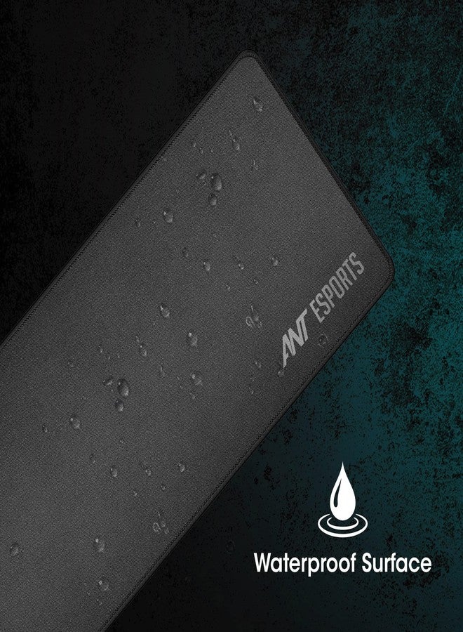 ANT الرياضات الإلكترونية لوحة ماوس الألعاب Ant Esports MP320C - مقاس كبير جدًا (XL) بحواف مخيطة، وقاعدة مقاومة للماء وغير قابلة للانزلاق، مناسبة للألعاب والمكتب - أسود - Image 5