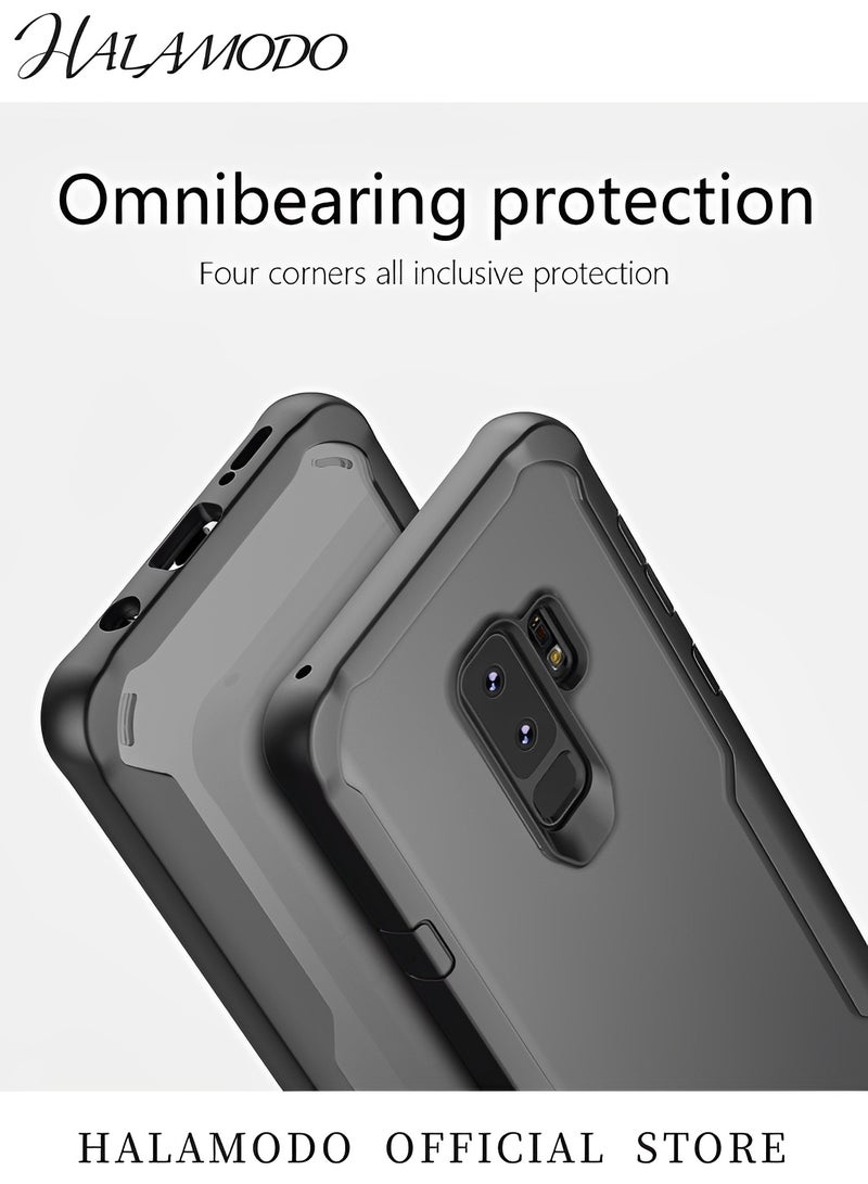 HALAMODO Phone Case Compatible with Samsung Galaxy S9 Plus Waterproof Case Soft Silicone Slim Protective Case Extreme Heavy Duty Protection Tough Shockproof Phone Case - Image 3