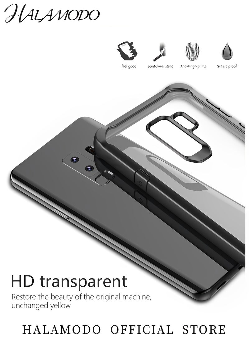 HALAMODO Phone Case Compatible with Samsung Galaxy S9 Plus Waterproof Case Soft Silicone Slim Protective Case Extreme Heavy Duty Protection Tough Shockproof Phone Case - Image 4