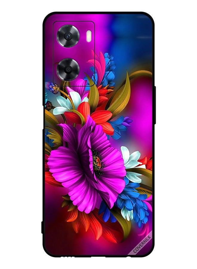 Covernex Protective Case Cover For Oppo A77 4G Hd Flowers Art - Image 1