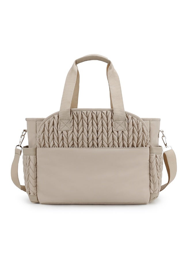 Little Story حقيبة ليتل ستوري نوفا مع حافظة اللهاية - بيج - Image 3