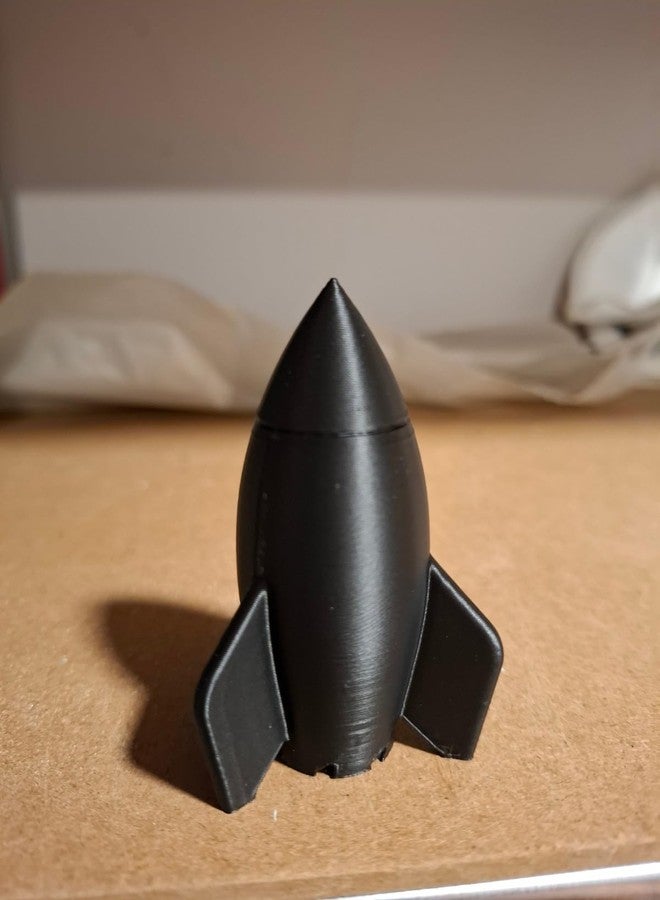 Beoals 3D Printed Mini Rocket Toy Model for Kids | Space Theme Educational Toy | Creative Astronomy Learning Toy | Imaginative Play Space Rocket Figure | Decorative Desk Table Toy - Image 4