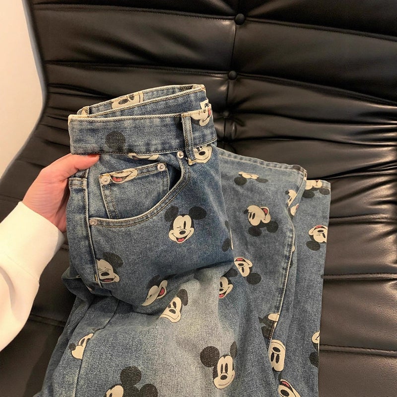 Unisex Casual Daily Denim Jeans - Image 2