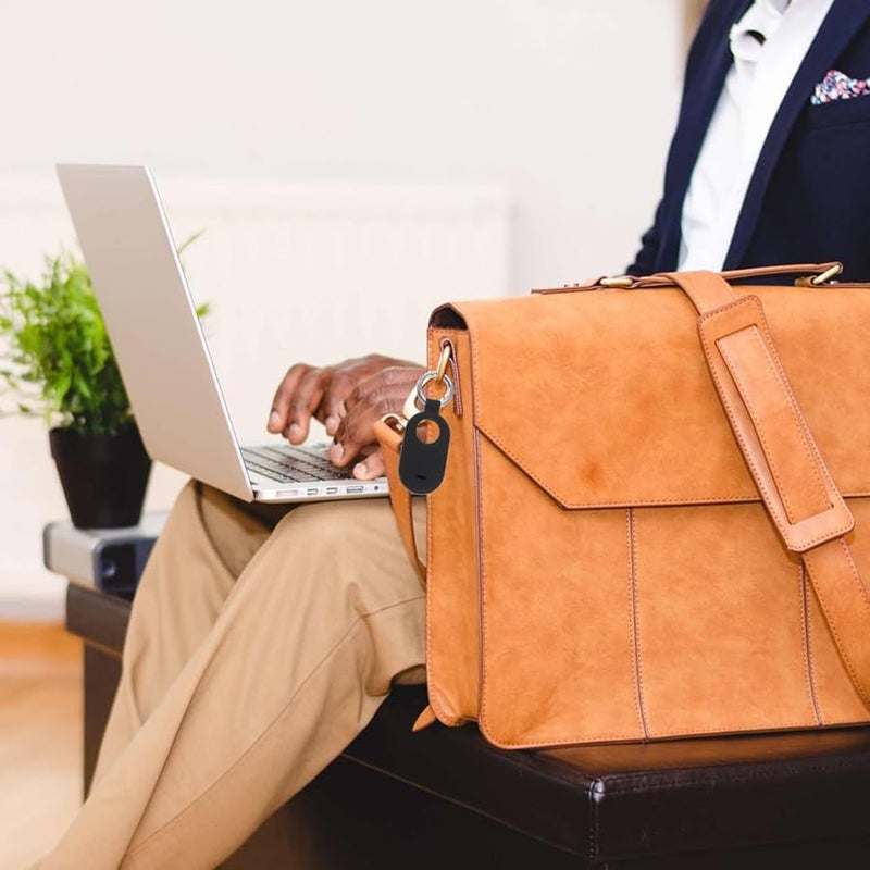 Tofficu 4Pcs Pet Tracker Protective Case with Ring Holder Durable Anti Drop Cover - Image 4