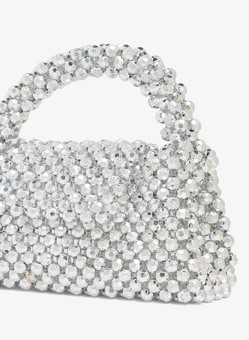 Ella Limited Edition Diamonte Detail Embellished Mini Clutch - Image 3