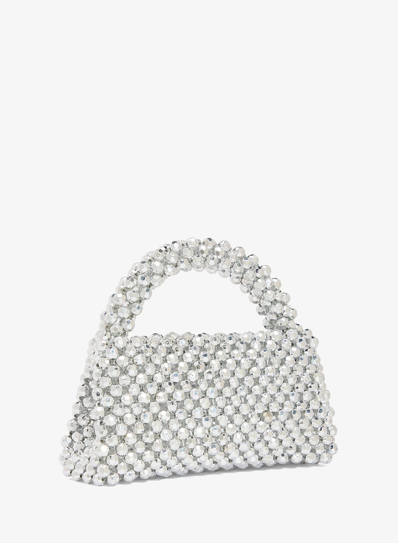 Ella Limited Edition Diamonte Detail Embellished Mini Clutch - Image 2