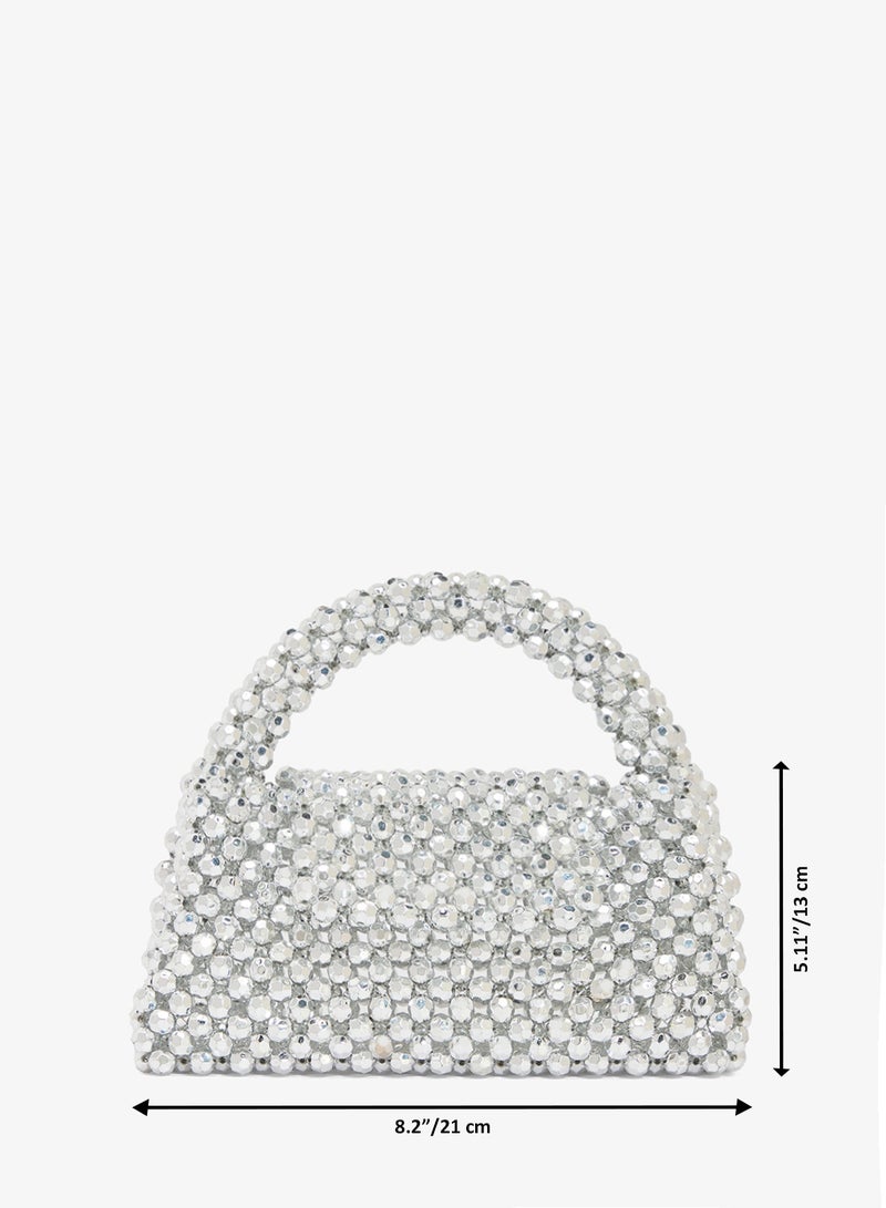Ella Limited Edition Diamonte Detail Embellished Mini Clutch - Image 5