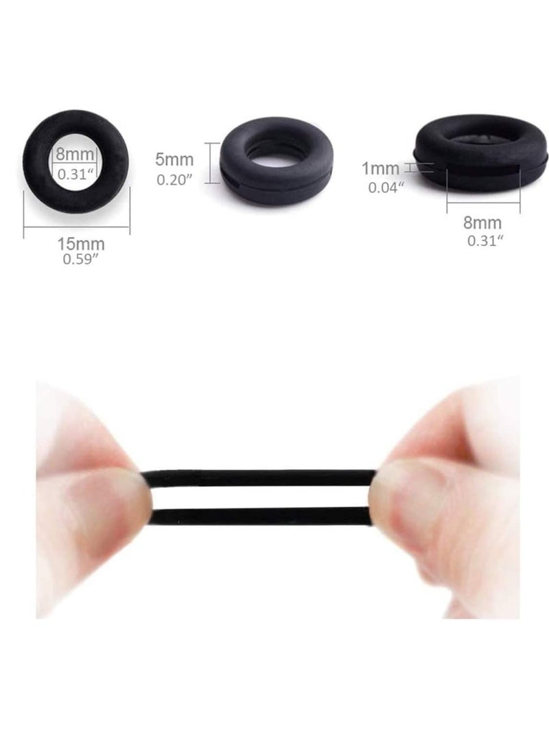 SYOSI 12 PCS Premium Grade Eyeglasses Temple and Eyeglass Retainer, Anti-Slip Round Comfort Reading Glasses, Sunglasses - Image 3