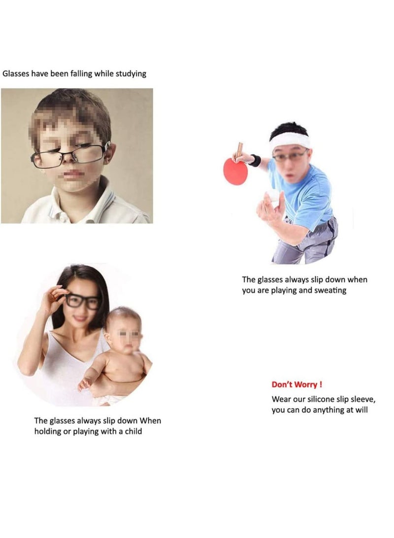 SYOSI 12 PCS Premium Grade Eyeglasses Temple and Eyeglass Retainer, Anti-Slip Round Comfort Reading Glasses, Sunglasses - Image 2