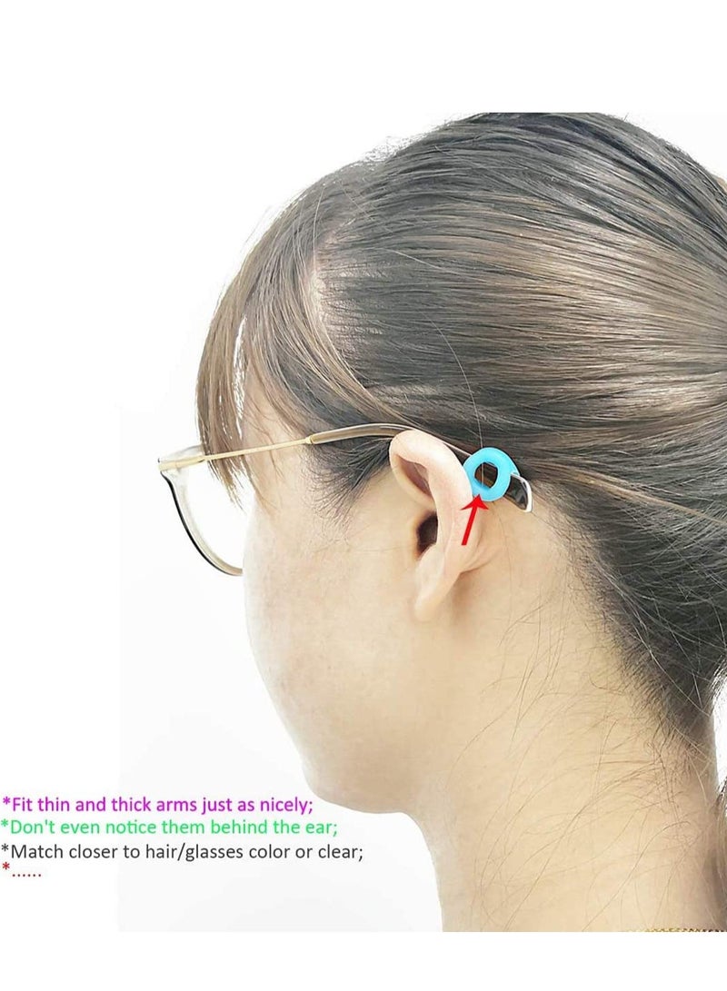 SYOSI 12 PCS Premium Grade Eyeglasses Temple and Eyeglass Retainer, Anti-Slip Round Comfort Reading Glasses, Sunglasses - Image 4