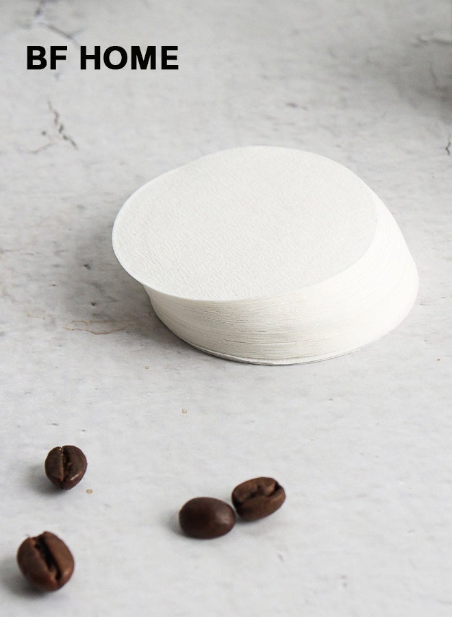 BF HOME 100 Papers/Box 51mm Round Filter Paper - Suitable for Coffee Makers, Moka Pots, and Ice Drip Pots Coffee Espresso Machine Puck Screen Secondary Water Separation Filter Special Filter Paper - Image 5