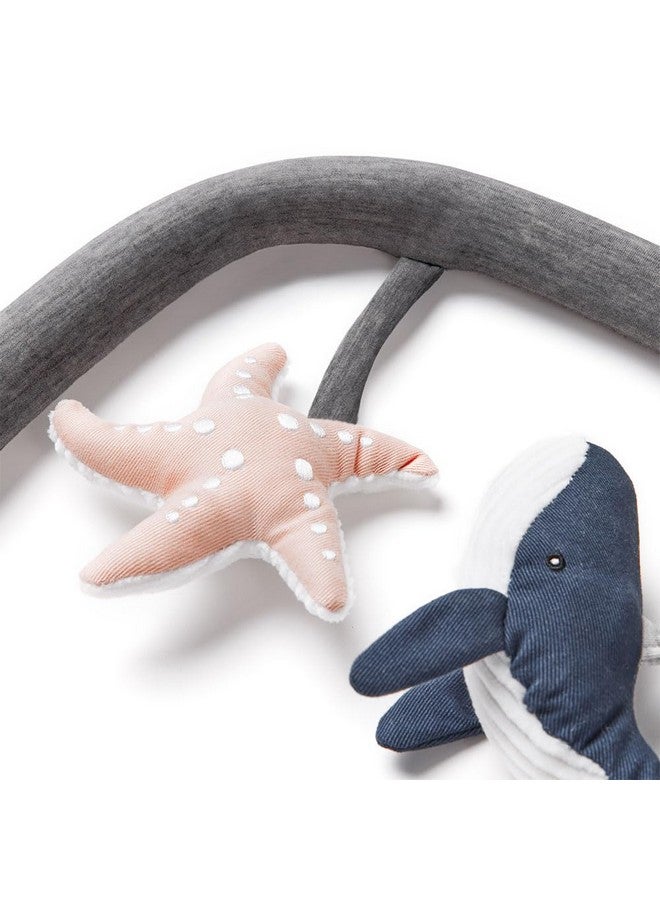 Ergobaby Evolve 3-in-1 Bouncer Toy Bar Accessory, Ocean Wonders - Charcoal Grey - Image 2