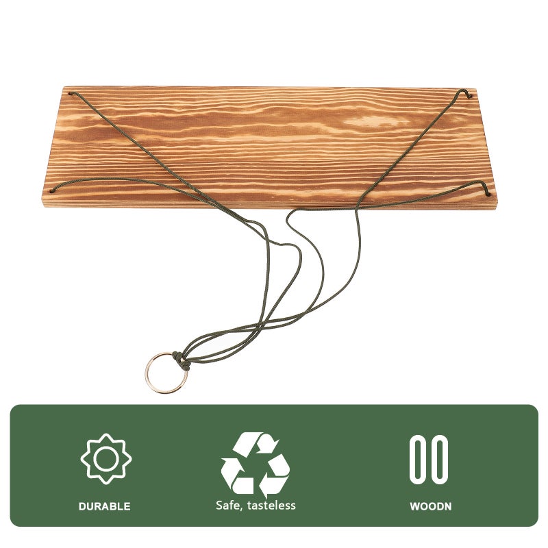 🌱 رف خشبي طبيعي متعدد الاستخدامات للنباتات الداخلية مع تصميم متين للتعليق - Image 3