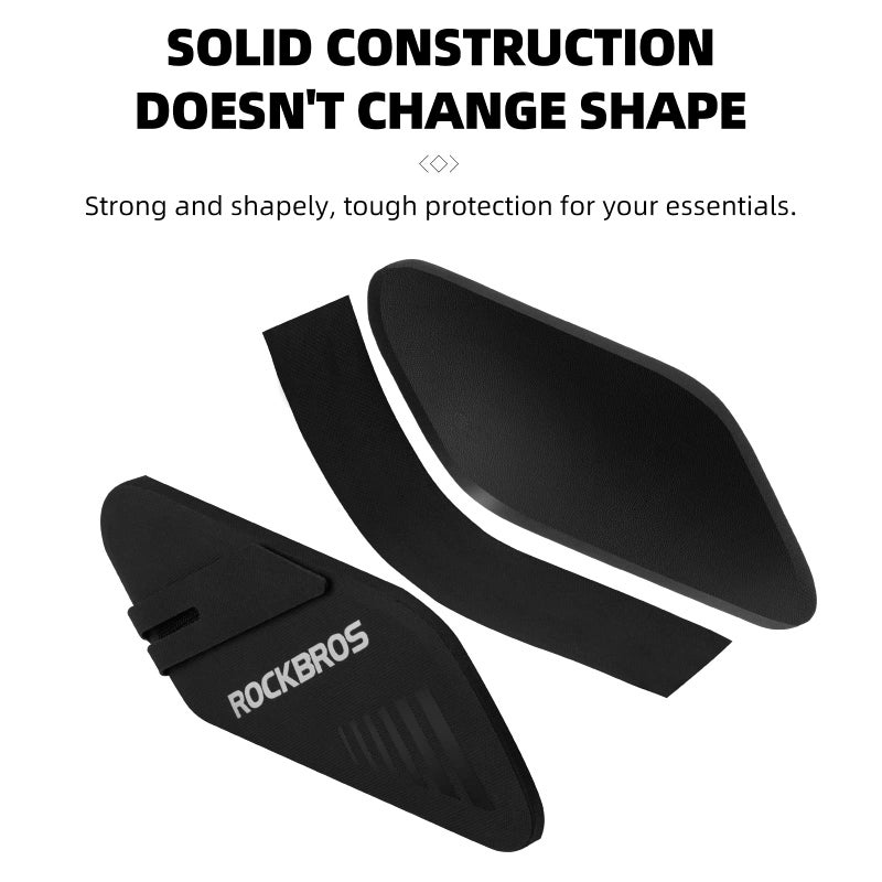 ROCKBROS Bike Seat Bag, Waterproof 0.6L Bike Seat Bag Frame Bag, Lightweight Bike Saddele Bag Top Tube Bag, Bike Accessories for Mountain MTB Road Foldable Bikes - Image 4