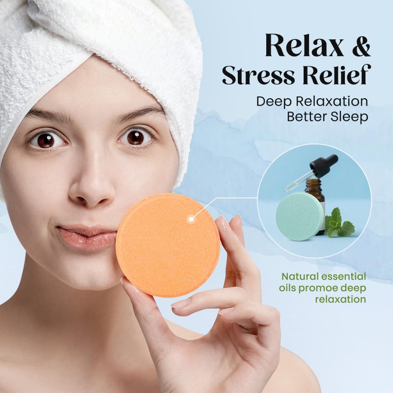 Bofuoos Shower Steamers Aromatherapy, Shower Bombs with Natural Essential Oils, Relax & Self Care Gifts for Women Her Wife Teen Girls Mom, Birthday Valentines Day Gifts -15 Tablets - Image 3