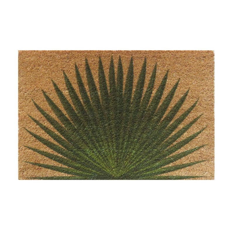 ATMAH Palm Leaf Coir Doormat, (40Cm X 60Cmbrown,Green, Rectangular) - Image 4