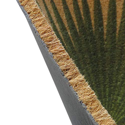 ATMAH Palm Leaf Coir Doormat, (40Cm X 60Cmbrown,Green, Rectangular) - Image 3