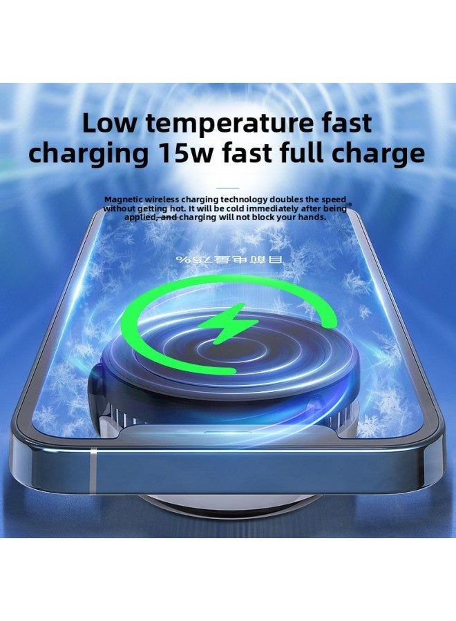 Special Magnetic Radiator For Live Broadcast 15W Wireless Fast Charging 1/4 Nut Hole Semiconductor Cooling In Stock-Color:Cx04 [four-quarter Hole]  - Image 5