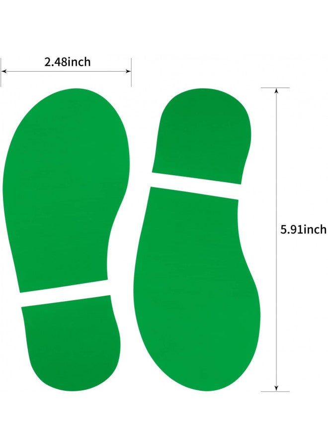 MixTeach 45 Pairs 90 Prints Kids Shoes Decals Footprint Stickers Decals Floor Wall Stairs for Class, Dance Studio, Floor Stickers Party Decoration Celebrate St. Patrick's Day (Mix-Color) - Image 2