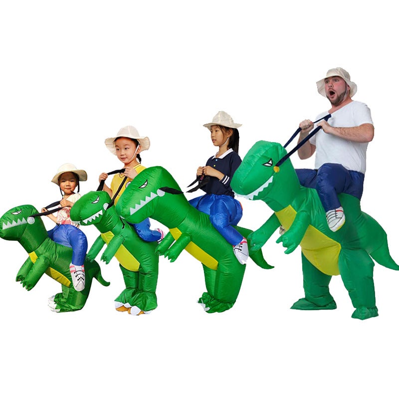 Douyin Same Style School Activity Cosplay Children'S Dinosaur Clothing Inflatable Tyrannosaurus Rex Cartoon Doll Performance Clothing - Image 2