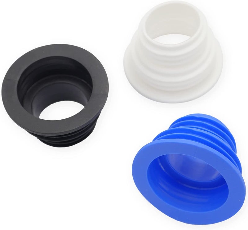 Mockery Mockery Drain Pipe Seal Deodorant Silicone Plug Sealing Plug Sewer Seal Ring for Washing Machine Bathroom Kitchen Cleaning Tools, Sealing Plug, Drain Tube Sewer Seal Ring (Pack of 4)  - Image 1