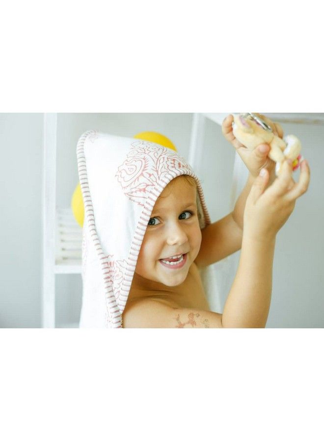 Malabar Baby منشفة بغطاء رأس وردية المدينة - Image 4