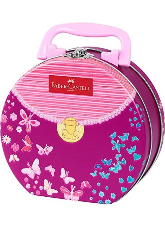 FABER-CASTELL - Connector Fibre Tip Pen In Handbag Tin 33 Piece Set Multicolor - Image 1