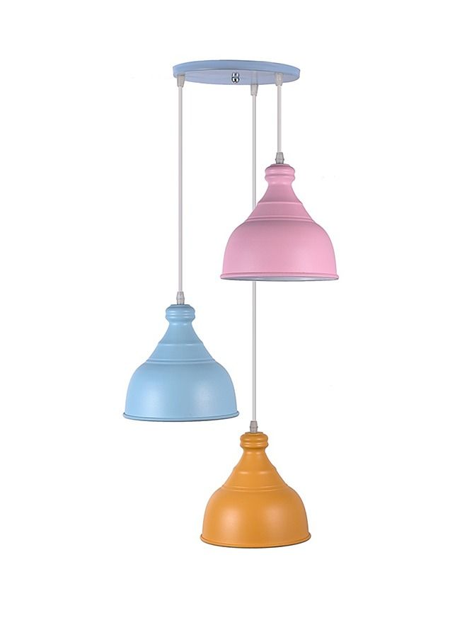 El Rawda Lighting Salina Ceiling Lamp | modern decorative LED E27 pendant light ceiling lamp hanging | suitable for any room | Color: Multicolor | Size: 70x44 cm - Image 1
