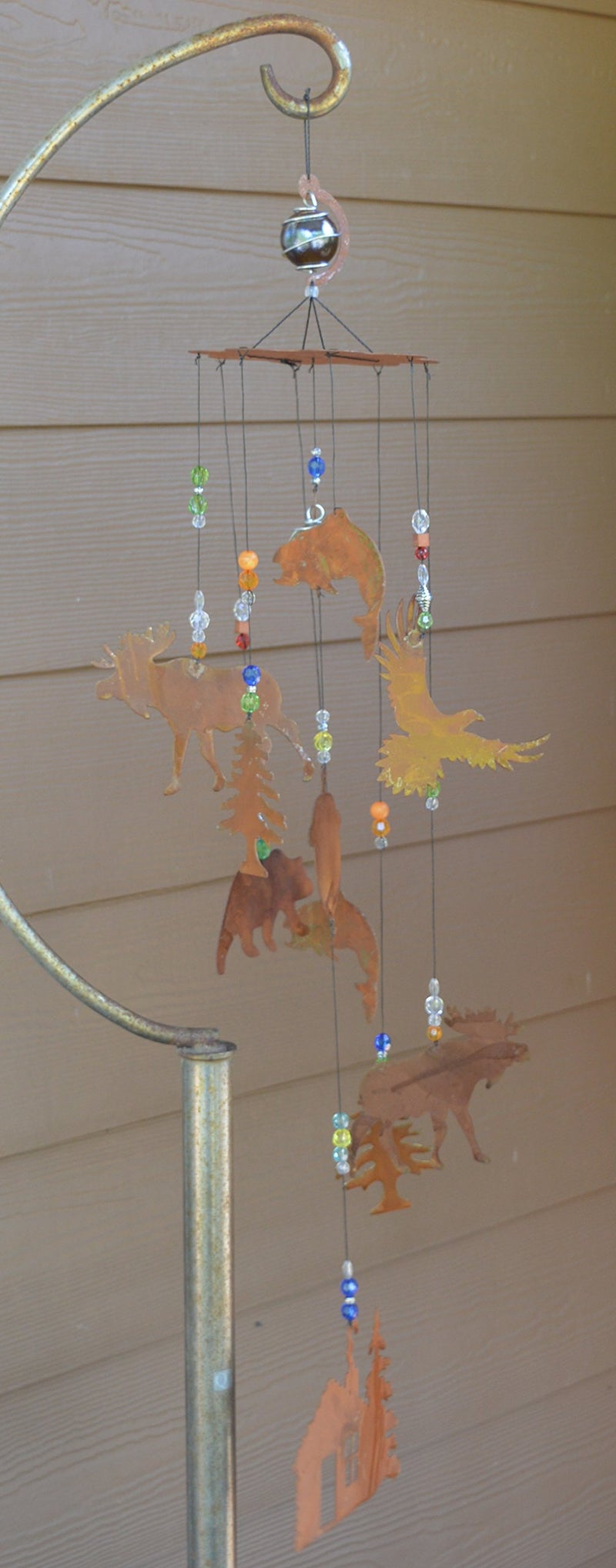 Sunset Vista Designs Wilderness Wonders Rustic Cabin Wind Chime, Large - Image 2