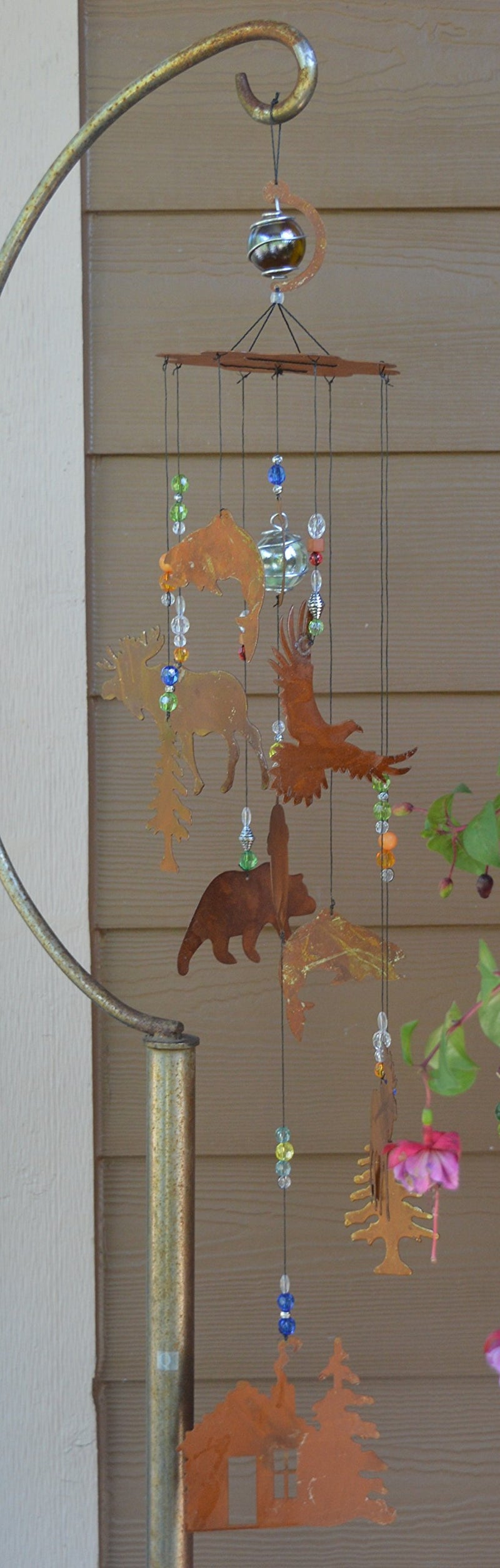 Sunset Vista Designs Wilderness Wonders Rustic Cabin Wind Chime, Large - Image 3