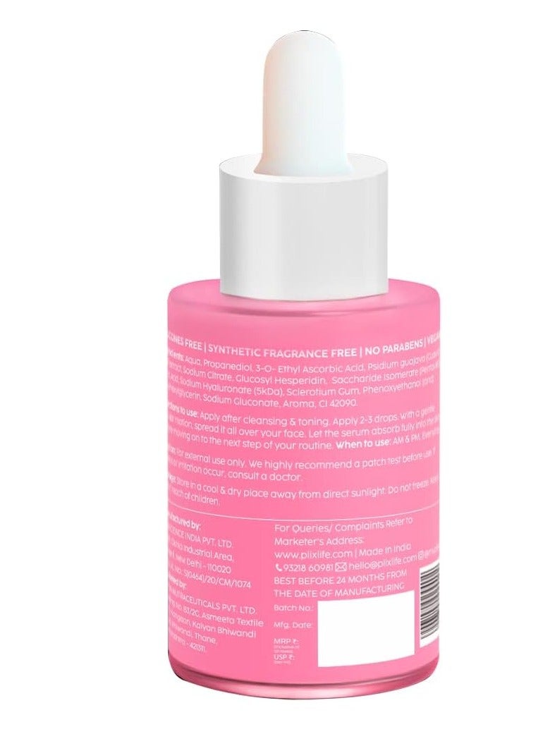 بليكس ذا بلانك فيكس بليكس - سيروم الوجه ذا بلانت فيكس ١٠٪ فيتامين سي (٢٠ مل) لتفتيح البشرة وتوحيد لونها، مع خلاصة الجوافة وحمض الهيالورونيك والبنتافيتين، للنساء والرجال | جميع أنواع البشرة - Image 2