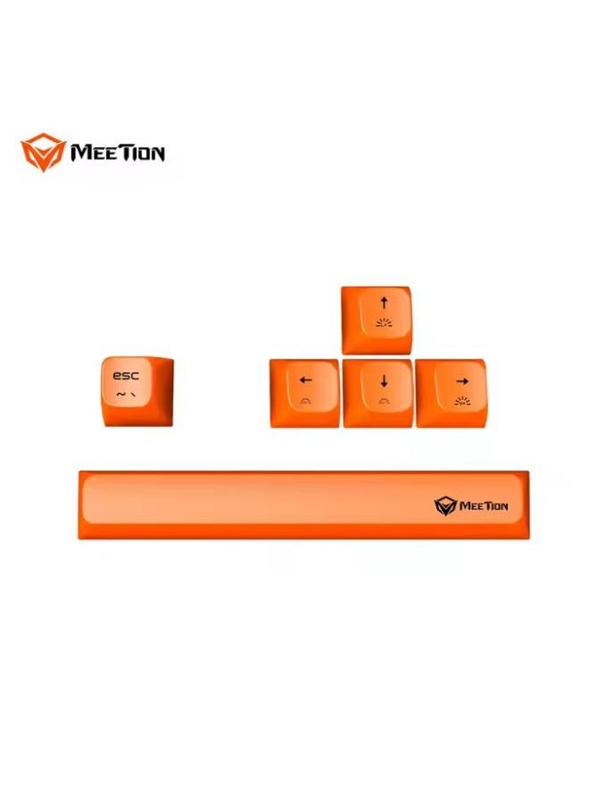 ميشين لوحة مفاتيح الألعاب الميكانيكية اللاسلكية MEETION MK12 RGB المزودة بـ 68 مفتاحًا قابلة للتبديل السريع 2.4G/BT5.0/اتصال سلكي ثلاثي الأوضاع لوحة مفاتيح الألعاب الميكانيكية الصغيرة  - Image 5