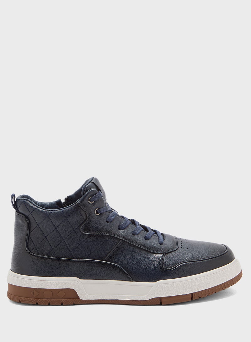 Robert Wood Smart Casual High Top Sneakers  - Image 1