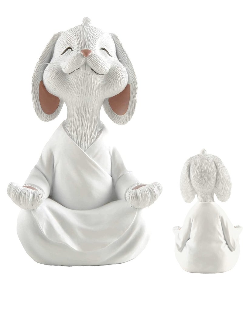 KASTWAVE 1 Piece of Rabbit Figure Meditation Yoga Series Home Decoration  - Image 1