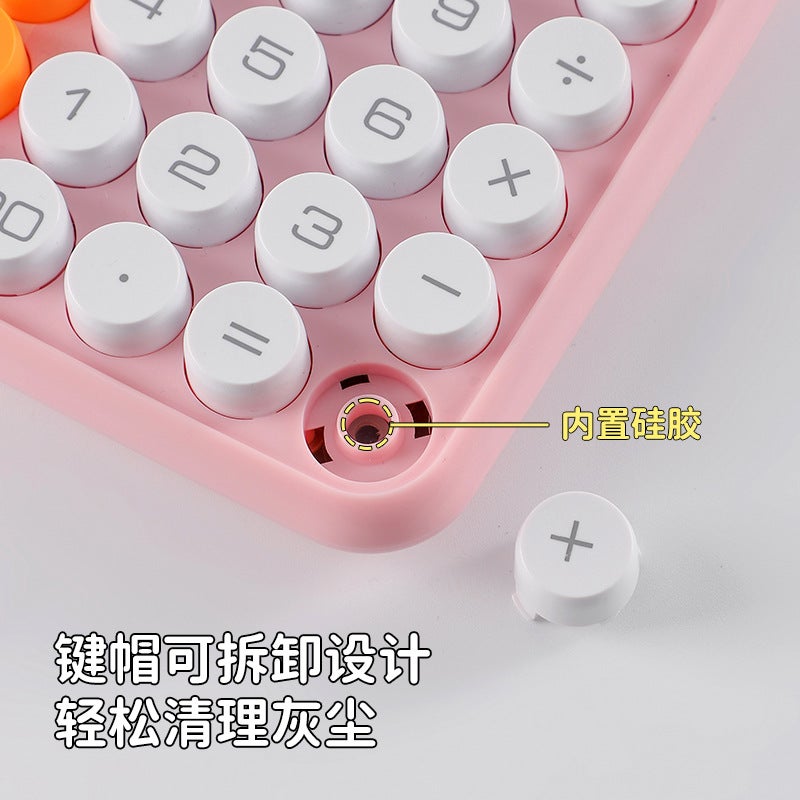 New 12-Digit Flexible Keyboard Computer Goddess Mute Financial Office Calculator For Students - Image 3